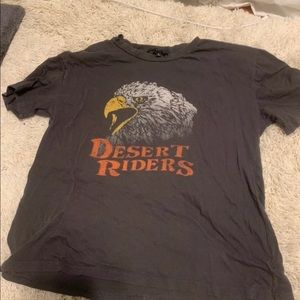 PacSun Gray Desert Riders Eagle Shirt Size Medium